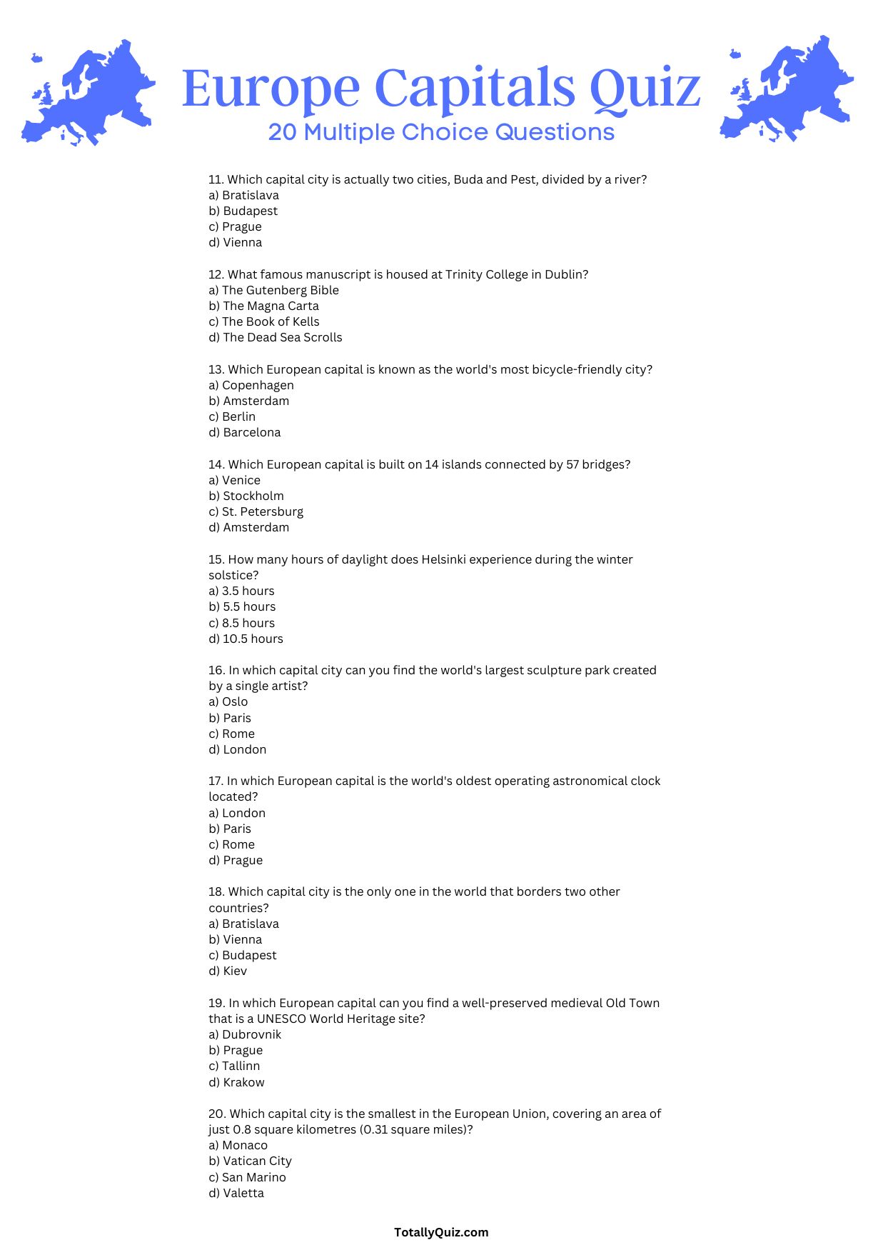 european-capital-cities-quiz-20-multiple-choice-questions